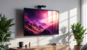 A photograph of a sleek